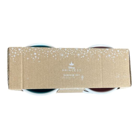 Rae Dunn Disney Princess Cinderella 8oz Set Of 4 Ceramic Ramekins - Picture 3 of 6